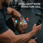 2026 AI Smart Watch with Standalone GPS & Offline Maps, 5ATM Waterproof, 1.43" AMOLED, 21-Day Battery, 178 Sports Modes, Compass, Heart Rate/SpO2/Stress/Sleep Monitor, for Android iOS Men Women Black