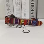 Creative Multicolor Watch for Women Woven Strap Fashion Rainbow Pattern Women's Watches Boho Hippie Watch Casual Style Wonderful Ladies Gift