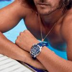 Citizen Men's Eco-Drive Promaster Dive, Blue Polyurethane Strap, Silver-Tone Stainless Steel Case (Model:BN0168-06L)