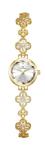 Gosasa Vintage Gold Watch for Women Hollow Four Leaf Chain Bracelet Dainty Small Ladies Dress Quartz Watch Waterproof Luxury Gift (Gold)