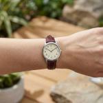 Timex Women's Leather Strap Analog Watch