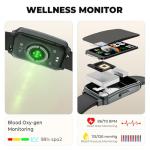 Fitness Tracker (Answer/Make Call)，Smart Watch 24/7 Heart Rate Spo2 Blood Oxygen Monitor Sleep Tracker, 120 Sports Modes Pedometer Calorie Step Tracker, Waterproof Activity Tracker for Women Men