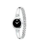 Movado Women's Swiss Quartz Black Dial Watch