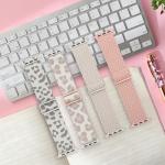 Delidigi Stretchy Bands Compatible for Apple Watch Band Women 40mm 38mm 41mm 42mm 44mm 45mm 46mm 49mm, Nylon Braided Straps for iWatch Series 11 10 9 8 7 6 SE 5 4 3 Ultra 3 2 1