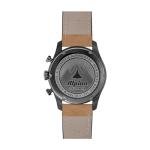 Alpina Men's Startimer Chronograph Big Date Swiss Made Quartz Stainless Steel Case with Brown Leather Strap Watch