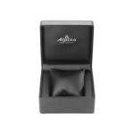 Alpina Men's Startimer Chronograph Big Date Swiss Made Quartz Stainless Steel Case with Brown Leather Strap Watch