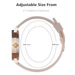 cicininc Nurse Watch for Women, Pink Analog Nursing Watches with 30M Waterproof 12/24 Hour Military Time, Second Hand