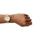Fossil Women's Gold Jacqueline Quartz Three-Hand Watch