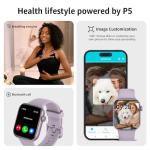 Smart Watch for Men Women Answer/Make Call, 1.85" Smartwatch, Fitness Watch with Heart Rate Blood Pressure Sleep Monitor, 140+Sports, IP68 Waterproof Step Counter Watch Compatible with Android IOS