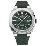 Alpina Men's Automatic Alpiner Watch, Green Rubber Strap, Green Dial, Date Style: AL-525GR4AE6