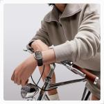 Magnetic silicone sport band for apple watch, compatible with ultra 1/2/3, series 11 10 9 8 7 6 5 4 SE, 49mm 46mm 45mm 44mm 42mm 41mm 40mm 38mm. Secure Fit,Polinoart Moose adjustable iWatch strap for men and women (Black + Grey)