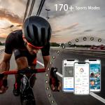 LZBWOL Smart Watch for Men (Answer/Make Call), Built-in GPS, Compass, 1.60" AMOLED, 5ATM Waterproof, Heart Rate SpO2 Sleep Monitor, iPhone Android - Black