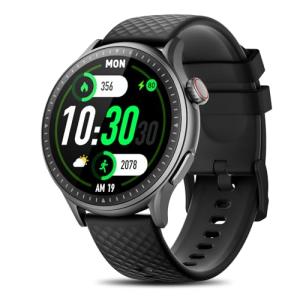 Smart Watch for Men Women, 1.46'' AMOLED Ultra-HD Screen Fitness Tracker with Heart Rate/Sleep/SpO2 Monitor, Answer/Make Call, 3ATM Waterproof Smartwatch for iPhone/Samsung/Android, 110+ Sport Modes
