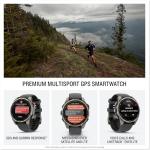 Garmin fēnix® 8 Pro, 47mm, AMOLED Display, Premium Connected Multisport GPS Smartwatch, inReach® Technology, Sapphire, Titanium with Graphite/Black Silicone Band