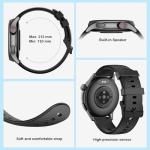 Smart Watch for Men Women, 1.46'' AMOLED Ultra-HD Screen Fitness Tracker with Heart Rate/Sleep/SpO2 Monitor, Answer/Make Call, 3ATM Waterproof Smartwatch for iPhone/Samsung/Android, 110+ Sport Modes