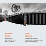 Spigen for Apple Watch Band, Compatible with Ultra 3/2/1 49mm, Series 11/10 46mm, 9/8/7 45mm, SE3/SE2/SE/6/5/4 44mm, 3/2/1 42mm WBF1 Lightweight Fabric Strap - Black