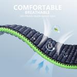 Lenrao Compatible with Apple Watch Bands for Men 44mm 45mm 46m 42mm 49mm, Velcro Sport Stretchy Nylon Loop Braided Breathable Strap for iWatch Bands Men Series Ultra Se 11 10 9 8 7 6 5 4 3 2 1