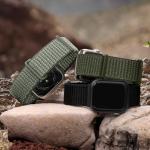 Lenrao Compatible with Apple Watch Bands for Men 44mm 45mm 46m 42mm 49mm, Velcro Sport Stretchy Nylon Loop Braided Breathable Strap for iWatch Bands Men Series Ultra Se 11 10 9 8 7 6 5 4 3 2 1