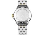 Raymond Weil Tango Classic Men's Watch, Quartz, White Dial, Roman Numerals, Two-Tone, Stainless Steel Bracelet with Yellow-Gold PVD Plating, 41 mm (Model: 8160-STP-00308)