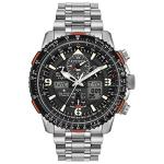 Citizen Men's Promaster Air Skyhawk Eco-Drive Super Titanium™ Watch, Atomic Timkeeping Technology, Power Reserve Indicator, Luminous, Anti-Reflective Crystal, 45mm (Model: JY8108-53E)