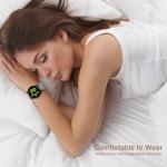 Kollody 5 Pack Stretchy Nylon Watch Bands Compatible with Garmin Vivoactive 5/6/Forerunner 55/165,20mm Soft Elastic Fabric Adjustable Replacement Sport Straps for Garmin Venu Sq 2 Women Men