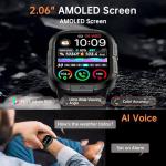 Smart Watch for Men Fitness Tracker: Waterproof Military Digital Mens Watches Running Make Answer Call Smartwatch Android Phone iPhone Samsung Compatible Sleep SpO2 Heart Rate Monitor Step Pedometer