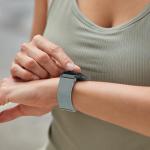 Kollody 5 Pack Stretchy Nylon Watch Bands Compatible with Garmin Vivoactive 5/6/Forerunner 55/165,20mm Soft Elastic Fabric Adjustable Replacement Sport Straps for Garmin Venu Sq 2 Women Men