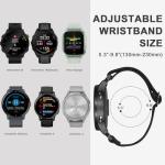 Kollody 5 Pack Stretchy Nylon Watch Bands Compatible with Garmin Vivoactive 5/6/Forerunner 55/165,20mm Soft Elastic Fabric Adjustable Replacement Sport Straps for Garmin Venu Sq 2 Women Men