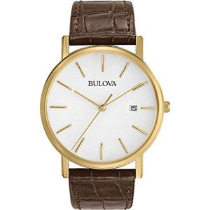 Bulova Men's Classic Quartz Leather Strap Watch