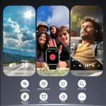 Smart Watches for Women Men, 1.83" HD Touchscreen, Bluetooth Calling, 130+ Professional Sports Modes, Heart Rate and Sleep Monitor, 5ATM Water-Resistant, Timer, Fitness Tracker for Android/iOS (Black)