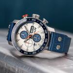 LIV P-51 Big Pilot - Petie 2nd, Titanium 46MM Swiss Automatic Day-Date Chrono Watch - Unidirectional Ceramic Bezel- High-Grade Titanium Case - Sapphire Crystal