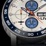 LIV P-51 Big Pilot - Petie 2nd, Titanium 46MM Swiss Automatic Day-Date Chrono Watch - Unidirectional Ceramic Bezel- High-Grade Titanium Case - Sapphire Crystal