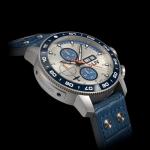 LIV P-51 Big Pilot - Petie 2nd, Titanium 46MM Swiss Automatic Day-Date Chrono Watch - Unidirectional Ceramic Bezel- High-Grade Titanium Case - Sapphire Crystal