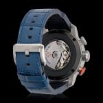 LIV P-51 Big Pilot - Petie 2nd, Titanium 46MM Swiss Automatic Day-Date Chrono Watch - Unidirectional Ceramic Bezel- High-Grade Titanium Case - Sapphire Crystal