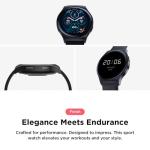 Motorola Moto Watch 120 - Premium Bluetooth Smartwatch with AMOLED Display, 10-Day Battery, Heart Rate & SpO2 Tracking, Fitness & Health Monitoring, Compatible with Android and iPhone - Phantom Black