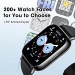 Xiaomi Redmi 5 Lite Smart Watch, Step Counter Watch for Women Men with 1.96" LCD Large Display, 140 Sports Modes, 5ATM Waterproof (Lite-Black)