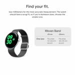 Google Pixel Watch Woven Band - Compatible with Gen 1, 2, 3, and 4 45mm Watches - Indigo