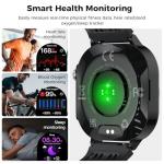 Smart Watch(Answer/Make Call), 1.43" AMOLED-3D Smartwatch for Men Women, Flashlight, 130+ Sports, 60 Days, Heart Rate/Sleep Monitor, IP68 Waterproof Fitness Activity Tracker Outdoor for Android iOS