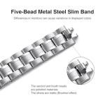 STIROLL Thin Replacement Band Compatible for Apple Watch 38mm 40mm 41mm 42mm(Series 11 10), Stainless Steel Metal Wristband Women Men for iWatch Ultra SE Series 9 8 7 6 5 4 3 2 1, Silver
