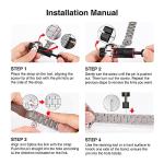 STIROLL Thin Replacement Band Compatible for Apple Watch 38mm 40mm 41mm 42mm(Series 11 10), Stainless Steel Metal Wristband Women Men for iWatch Ultra SE Series 9 8 7 6 5 4 3 2 1, Silver