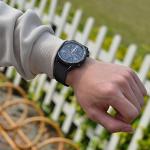 BISONSTRAP Watch Strap 22mm, Quick Release Silicone Watch Bands for Men Women (Black, Black Buckle)