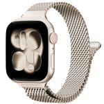 Slim Thin Milanese Loop Band Compatible with Apple Watch 38mm 40mm 41mm 42mm 44mm 45mm 49mm Women Men, Stainless Steel Mesh Magnetic Clasp Strap for iWatch Series 11 10 9 8 7 6 5 4 3 2 1 Ultra SE