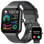 Smart Watch, 1.96" HD Smartwatch for Men Women (Answer/Make Call), 2025 Fitness Activity with Heart Rate/Sleep Monitor/Pedometer, IP68 Waterproof, 113+ Sport Modes Running Watch for Android iOS