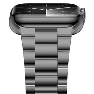 iiteeology Lightweight Stainless Steel Band Designed for Apple Watch Ultra 3 & Ultra 2, Series 1-11, 46mm, 45mm, 44mm, 42mm, Replacement iWatch Bands for Men & Women,Space Gray