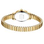 BOFAN Small Gold Watches for Women Easy Read Ladies Quartz Wrist Watch with Stainless Steel Expansion Band,Waterproof.（6.10in-6.89in）