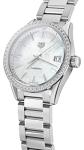 Tag Heuer Carrera Quartz Diamond White Mother of Pearl Dial Ladies Watch WBK1316.BA0652