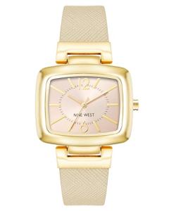 Nine West Women's Beige Analog Quartz Watch