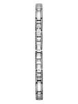 GUESS Silver-Tone Crystal Bracelet Watch, Adjustable Links