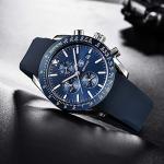 Men's Waterproof Analog Quartz Chronograph Watch
