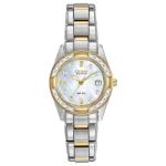 Citizen Women's Quartz Watch with Silver Steel Band
